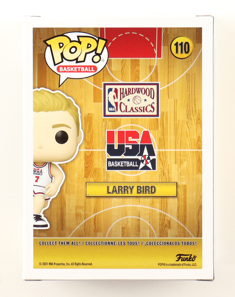 Larry Bird Signed Team USA #110 Funko Pop! Vinyl Figure (Radtke) at PristineAuction.com Larry Bird Signed Team USA #110 Funko Pop! Vinyl Figure (Radtke) at PristineAuction.com