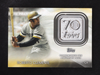 Roberto Clemente 2021 Topps 70th Commemorative Anniversary Logo Patch #70LP-RC at PristineAuction.com
