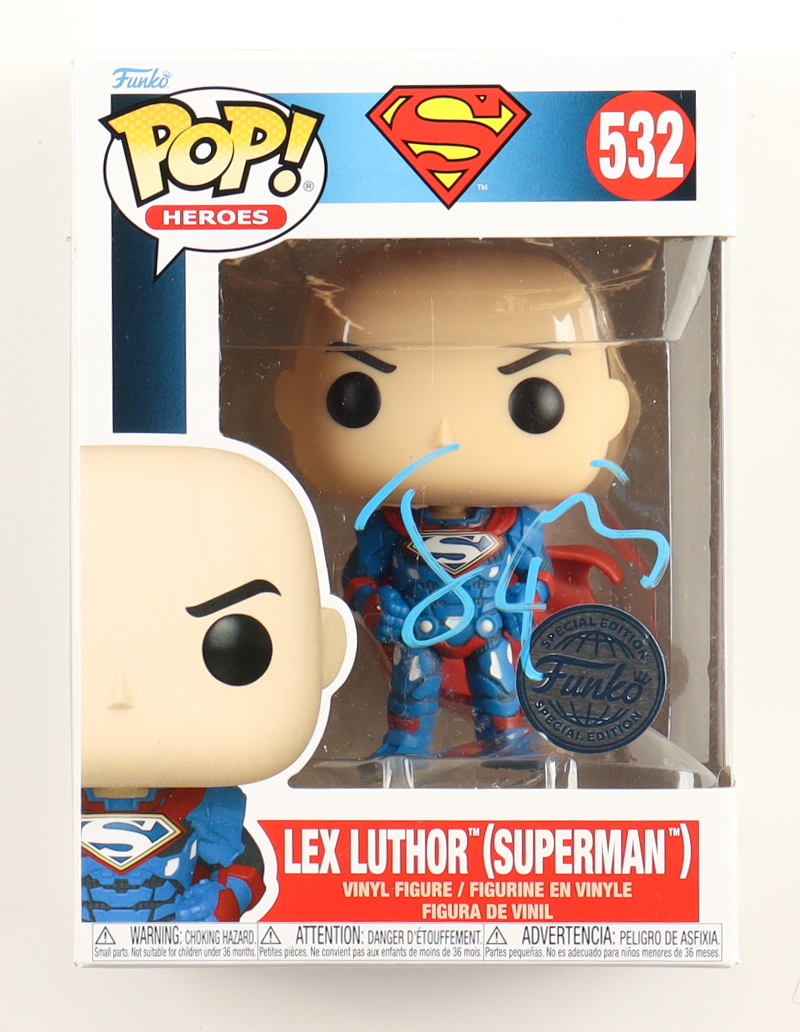 Jesse Eisenberg Signed "Superman" #532 Lex Luthor Funko Pop! Vinyl Figure (ACOA) at PristineAuction.com Jesse Eisenberg Signed "Superman" #532 Lex Luthor Funko Pop! Vinyl Figure (ACOA) at PristineAuction.com