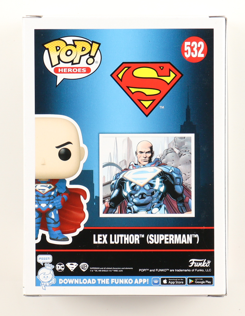 Jesse Eisenberg Signed "Superman" #532 Lex Luthor Funko Pop! Vinyl Figure (ACOA) at PristineAuction.com Jesse Eisenberg Signed "Superman" #532 Lex Luthor Funko Pop! Vinyl Figure (ACOA) at PristineAuction.com