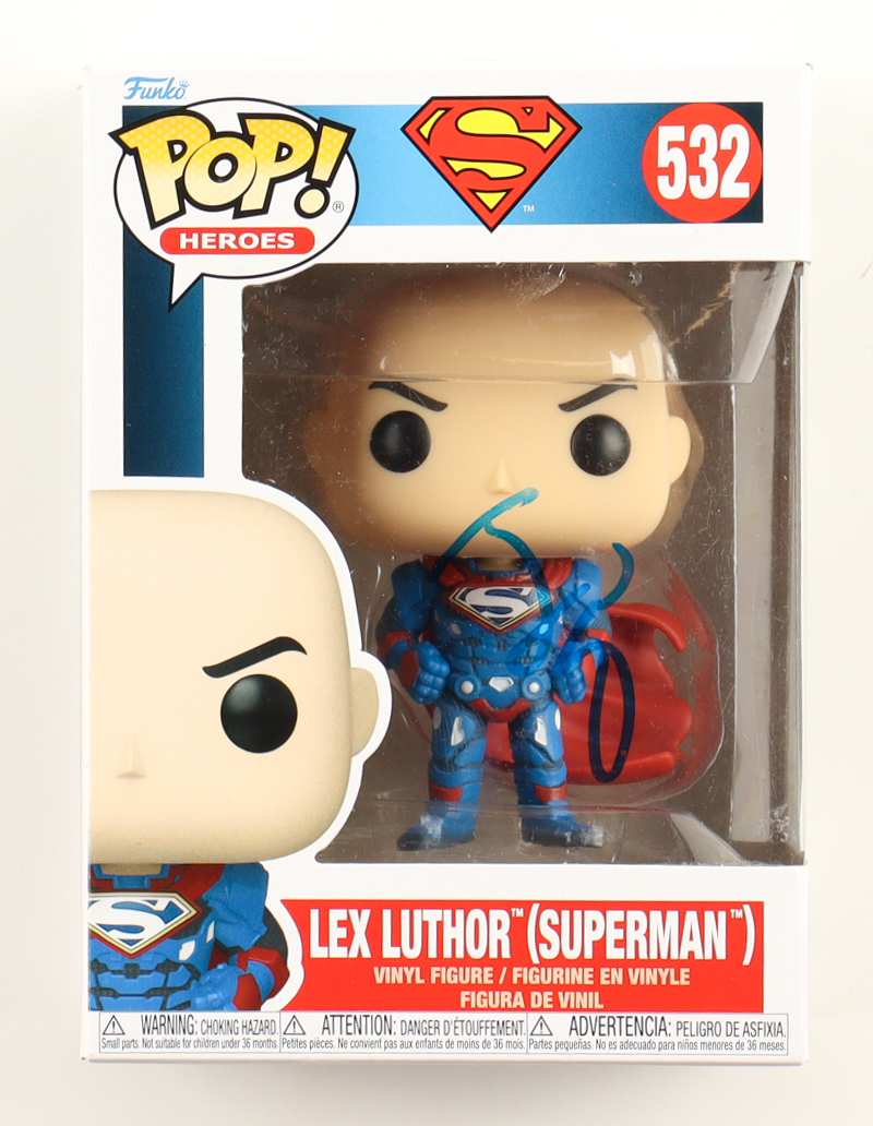 Jesse Eisenberg Signed "Superman" #532 Lex Luthor Funko Pop! Vinyl Figure (ACOA) at PristineAuction.com Jesse Eisenberg Signed "Superman" #532 Lex Luthor Funko Pop! Vinyl Figure (ACOA) at PristineAuction.com