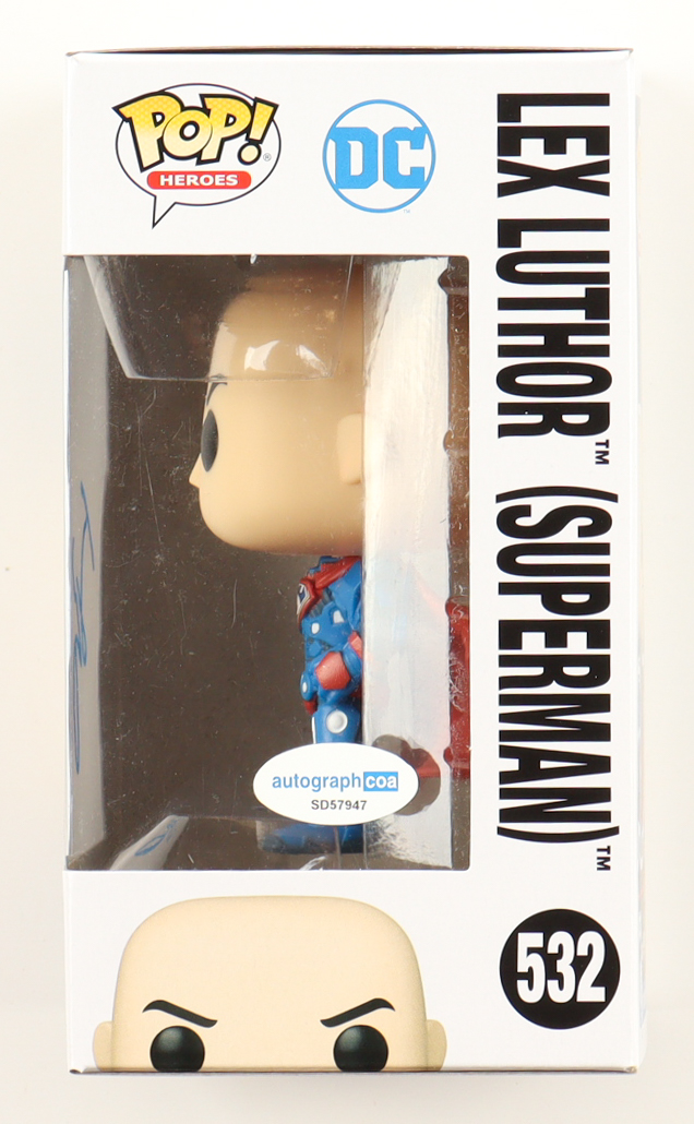 Jesse Eisenberg Signed "Superman" #532 Lex Luthor Funko Pop! Vinyl Figure (ACOA) at PristineAuction.com Jesse Eisenberg Signed "Superman" #532 Lex Luthor Funko Pop! Vinyl Figure (ACOA) at PristineAuction.com