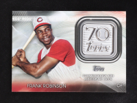 Frank Robinson 2021 Topps 70th Commemorative Anniversary Logo Patch #70LP-FR at PristineAuction.com