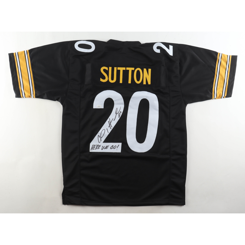 Cameron Sutton Signed Jersey Inscribed "Here We Go!" (JSA) at PristineAuction.com