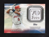 Albert Pujols 2021 Topps 70th Commemorative Anniversary Logo Patch #70LP-AP at PristineAuction.com