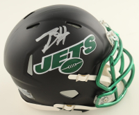 Breece Hall Signed Jets Speed Mini Helmet (JSA) at PristineAuction.com