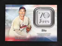 Bob Feller 2021 Topps 70th Commemorative Anniversary Logo Patch #70LP-BF at PristineAuction.com