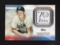 Duke Snider  2021 Topps 70th Commemorative Anniversary Logo Patch #70LP-DS at PristineAuction.com