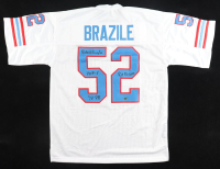 Robert Brazile Signed Jersey Inscribed "HOF 18", "7x PB" & "Dr. Doom" (Wilder Side of Sports) at PristineAuction.com