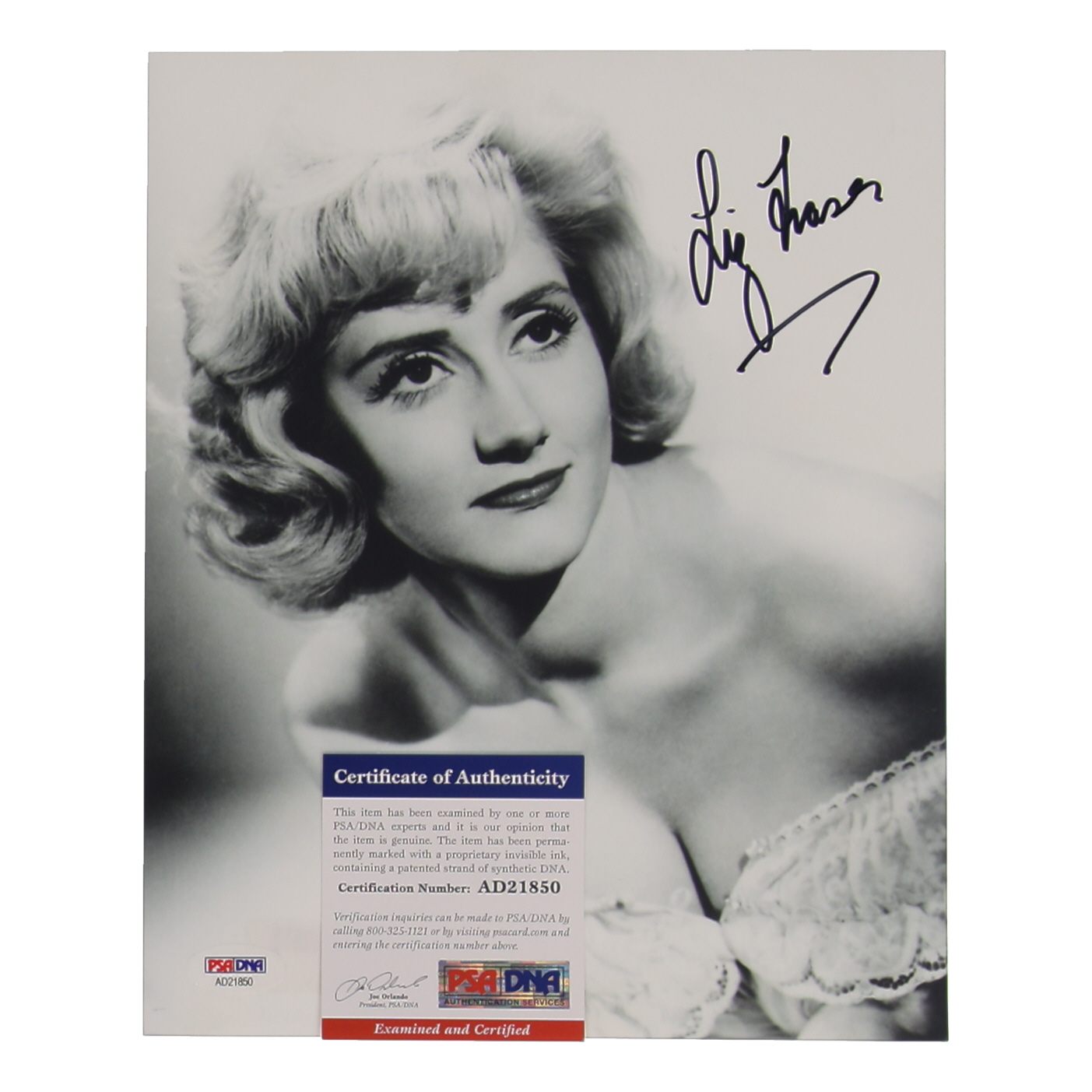 Liz Fraser Signed 8x10 Photo (PSA) at PristineAuction.com Liz Fraser Signed 8x10 Photo (PSA) at PristineAuction.com