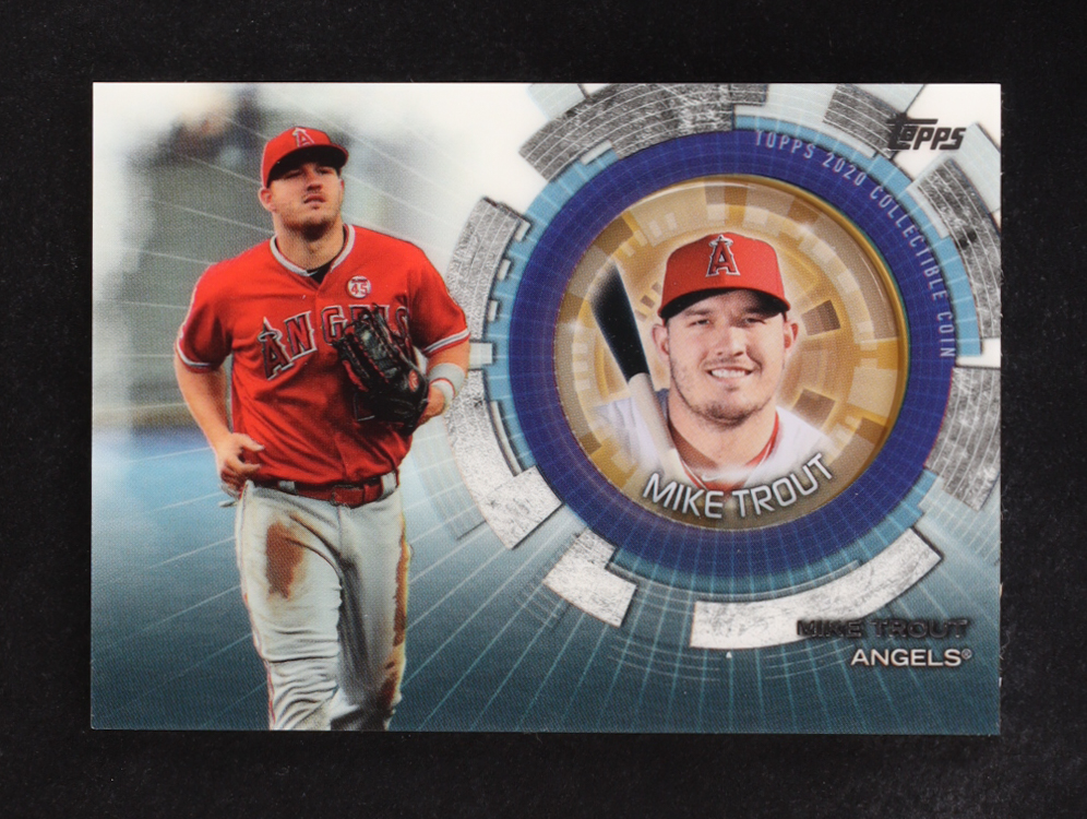 Mike Trout 2020 Topps Commemorative Coin Update Series #TBC-MT at PristineAuction.com Mike Trout 2020 Topps Commemorative Coin Update Series #TBC-MT at PristineAuction.com