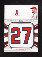 Mike Trout 2022 Topps Commemorative Jersey Number Medallion #JNM-MT at PristineAuction.com