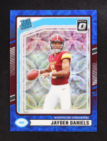 Jayden Daniels 2024 Donruss Optic Rated Rookies Preview Blue Scope #389 RC at PristineAuction.com