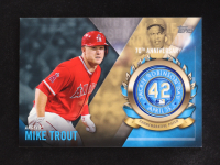 Mike Trout/Jackie Robinson 2017 Topps Baseball Day 70th Anniversary Patch #JRPC-MTR at PristineAuction.com