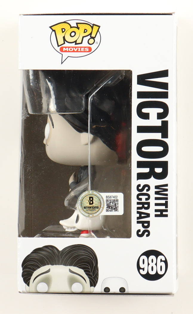 Johnny Depp Signed "Corpse Bride" Victor with Scraps #986 Funko Pop! Vinyl Figure (Beckett) at PristineAuction.com Johnny Depp Signed "Corpse Bride" Victor with Scraps #986 Funko Pop! Vinyl Figure (Beckett) at PristineAuction.com