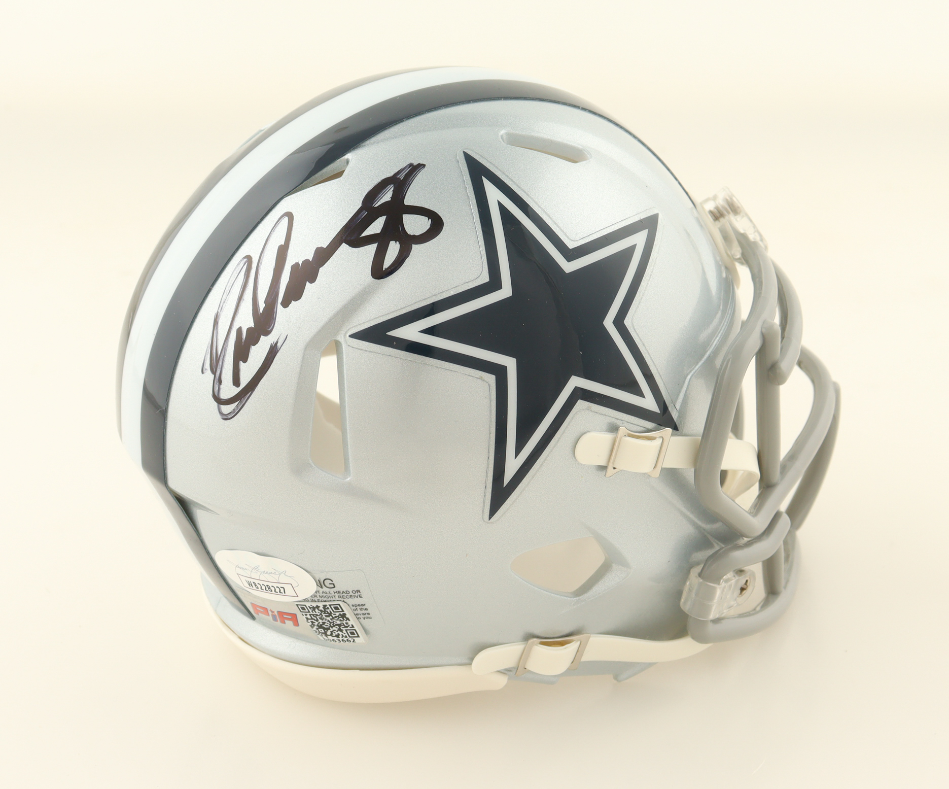 Drew Pearson Signed Cowboys Speed Mini Helmet (JSA & PIA) at PristineAuction.com Drew Pearson Signed Cowboys Speed Mini Helmet (JSA & PIA) at PristineAuction.com