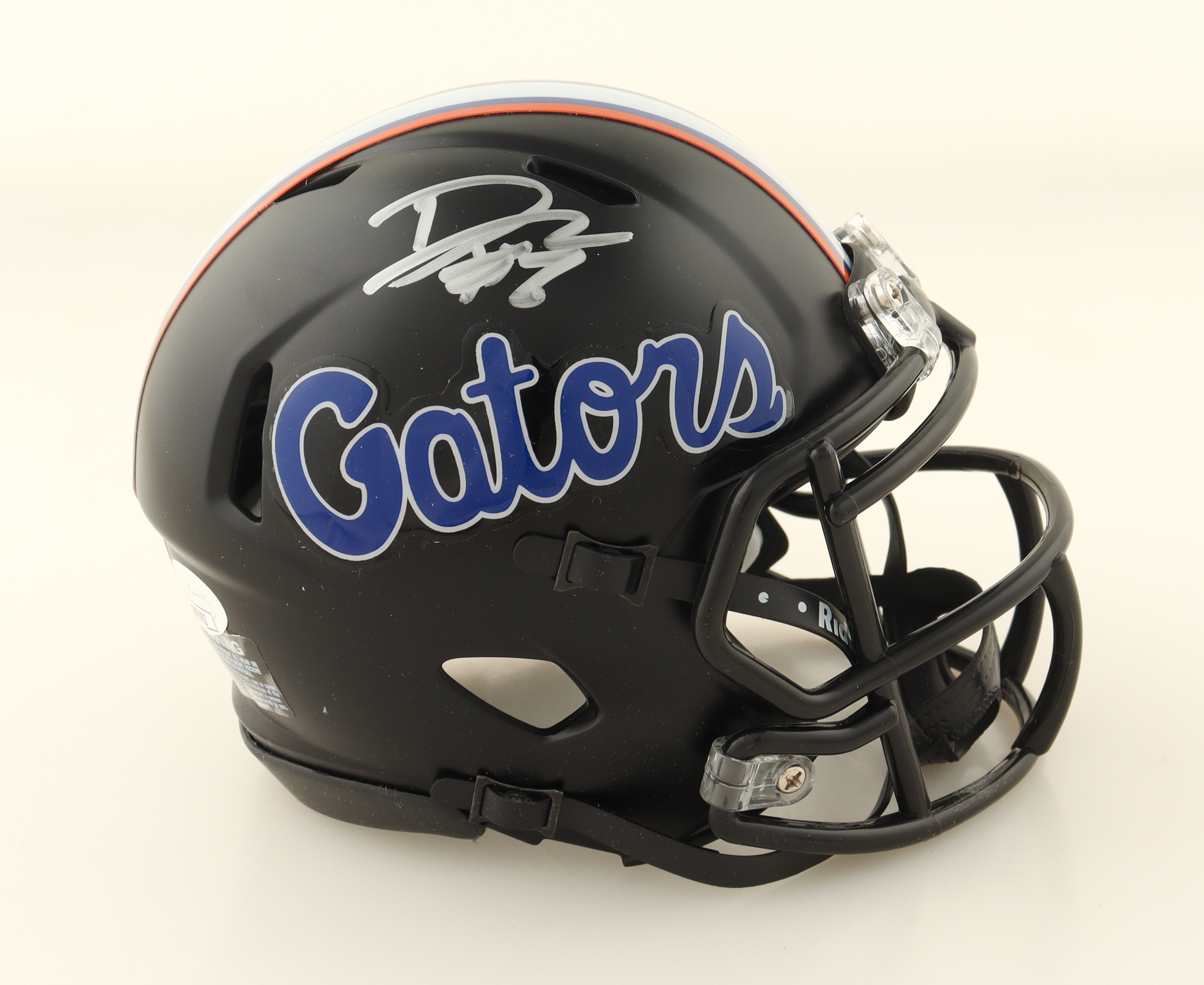DJ Lagway Signed Florida Gators Speed Mini Helmet (JSA) at PristineAuction.com DJ Lagway Signed Florida Gators Speed Mini Helmet (JSA) at PristineAuction.com