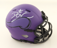 Daunte Culpepper Signed Vikings Rave Alternate Speed Mini Helmet (JSA) at PristineAuction.com