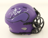 Daunte Culpepper Signed Vikings Rave Alternate Speed Mini Helmet (JSA) at PristineAuction.com