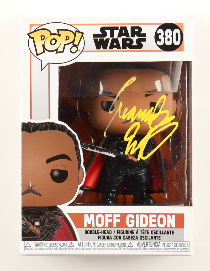 Giancarlo Esposito Signed "Star Wars" #380 Moff Gideon Bobble-Head Funko Pop! Vinyl Figure (ACOA) at PristineAuction.com Giancarlo Esposito Signed "Star Wars" #380 Moff Gideon Bobble-Head Funko Pop! Vinyl Figure (ACOA) at PristineAuction.com