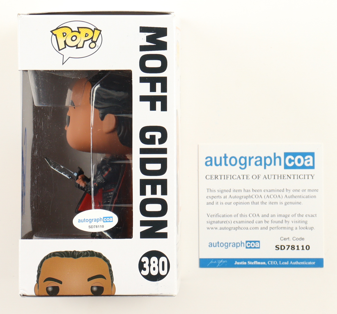 Giancarlo Esposito Signed "Star Wars" #380 Moff Gideon Bobble-Head Funko Pop! Vinyl Figure (ACOA) at PristineAuction.com Giancarlo Esposito Signed "Star Wars" #380 Moff Gideon Bobble-Head Funko Pop! Vinyl Figure (ACOA) at PristineAuction.com