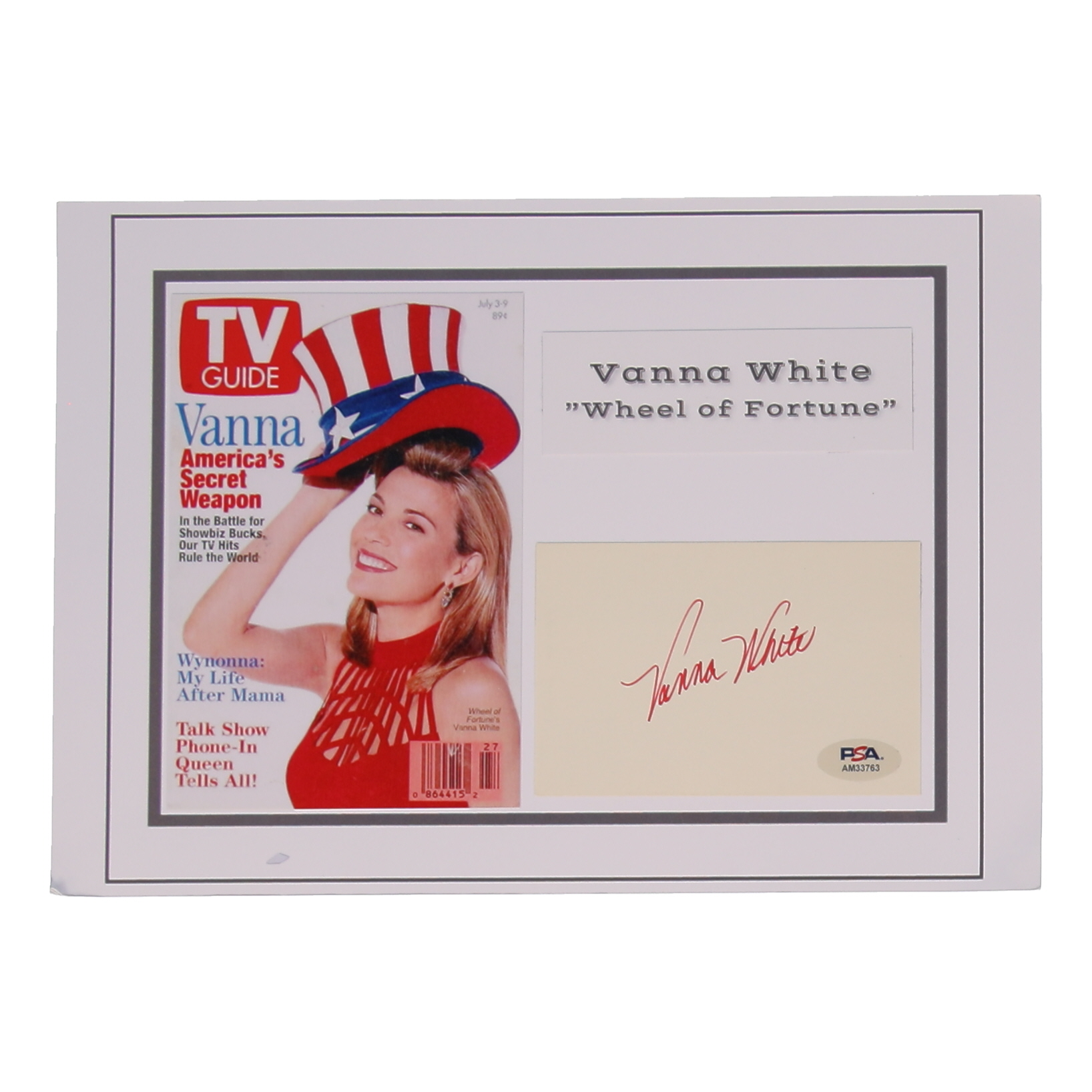 Vanna White Signed "Wheel of Fortune" 8x11 Photo (PSA) at PristineAuction.com Vanna White Signed "Wheel of Fortune" 8x11 Photo (PSA) at PristineAuction.com