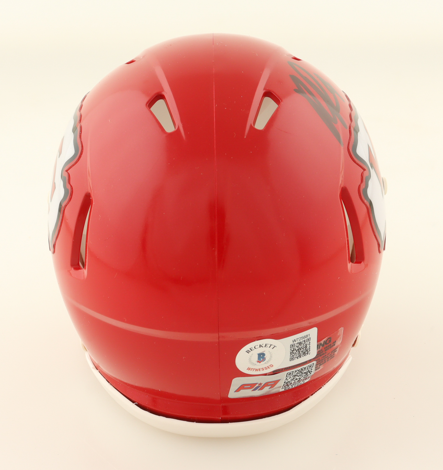 Rashee Rice Signed Chiefs Speed Mini Helmet (Beckett & PIA) at PristineAuction.com Rashee Rice Signed Chiefs Speed Mini Helmet (Beckett & PIA) at PristineAuction.com