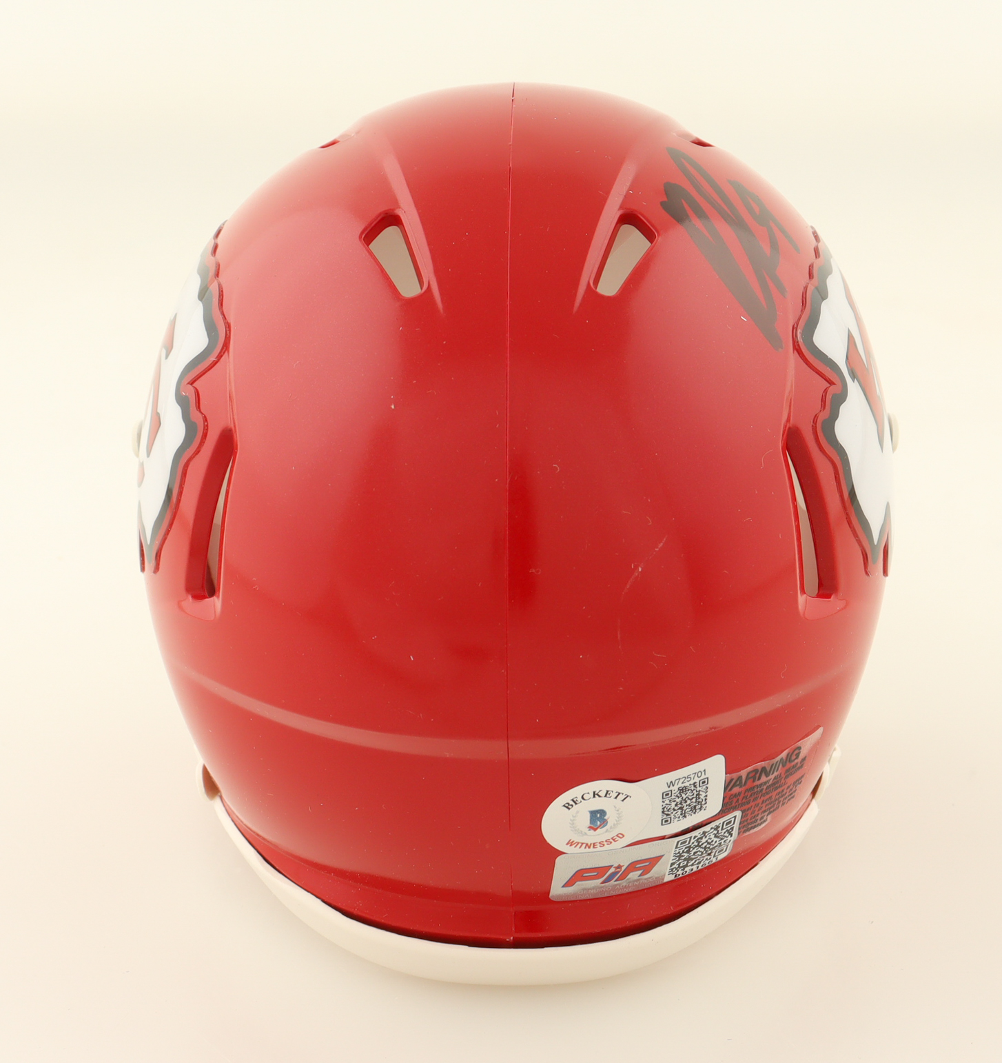 Rashee Rice Signed Chiefs Speed Mini Helmet (Beckett & PIA) at PristineAuction.com Rashee Rice Signed Chiefs Speed Mini Helmet (Beckett & PIA) at PristineAuction.com
