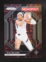 A'ja Wilson 2024 Panini Prizm Monopoly WNBA Insert Millionaire Club #WNBA3 at PristineAuction.com