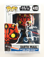 Peter Serafinowicz Signed "Star Wars" #410 Darth Maul Funko Pop! Vinyl Figure (Beckett) at PristineAuction.com