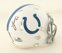 Laiatu Latu Signed Colts Speed Mini Helmet (JSA) at PristineAuction.com