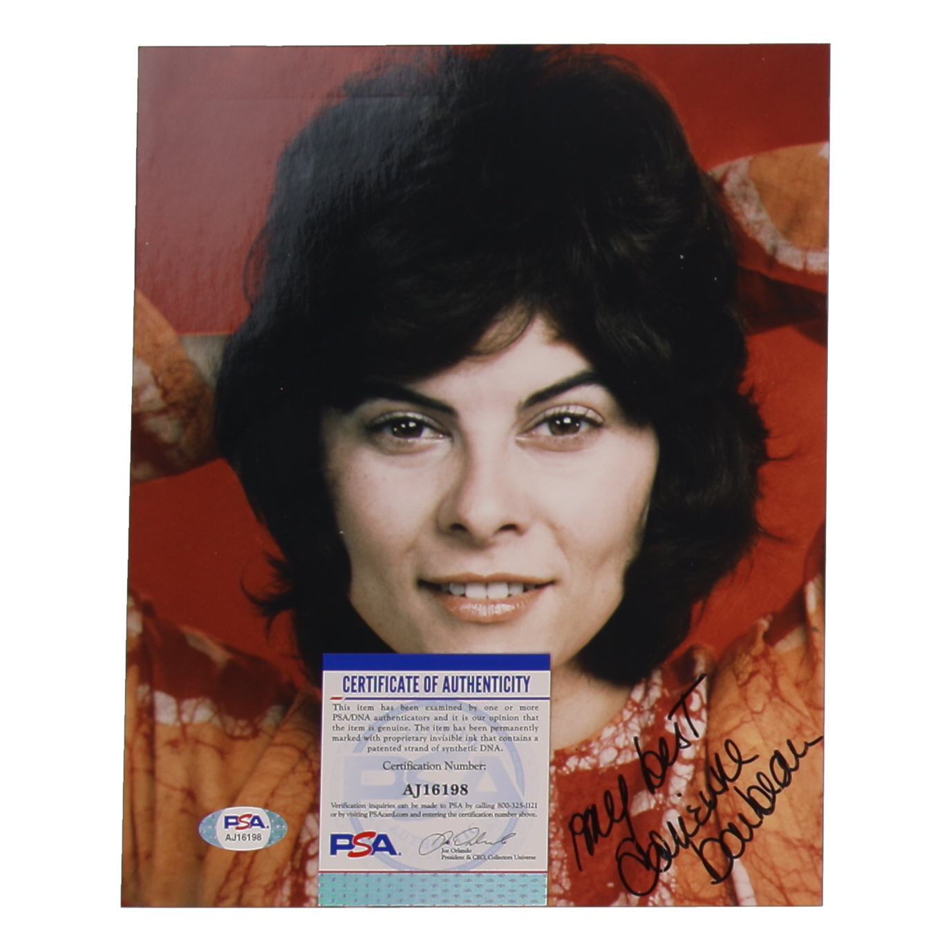Adrienne Barbeau Signed 8x10 Photo Inscribed "My Best" (PSA) at PristineAuction.com Adrienne Barbeau Signed 8x10 Photo Inscribed "My Best" (PSA) at PristineAuction.com