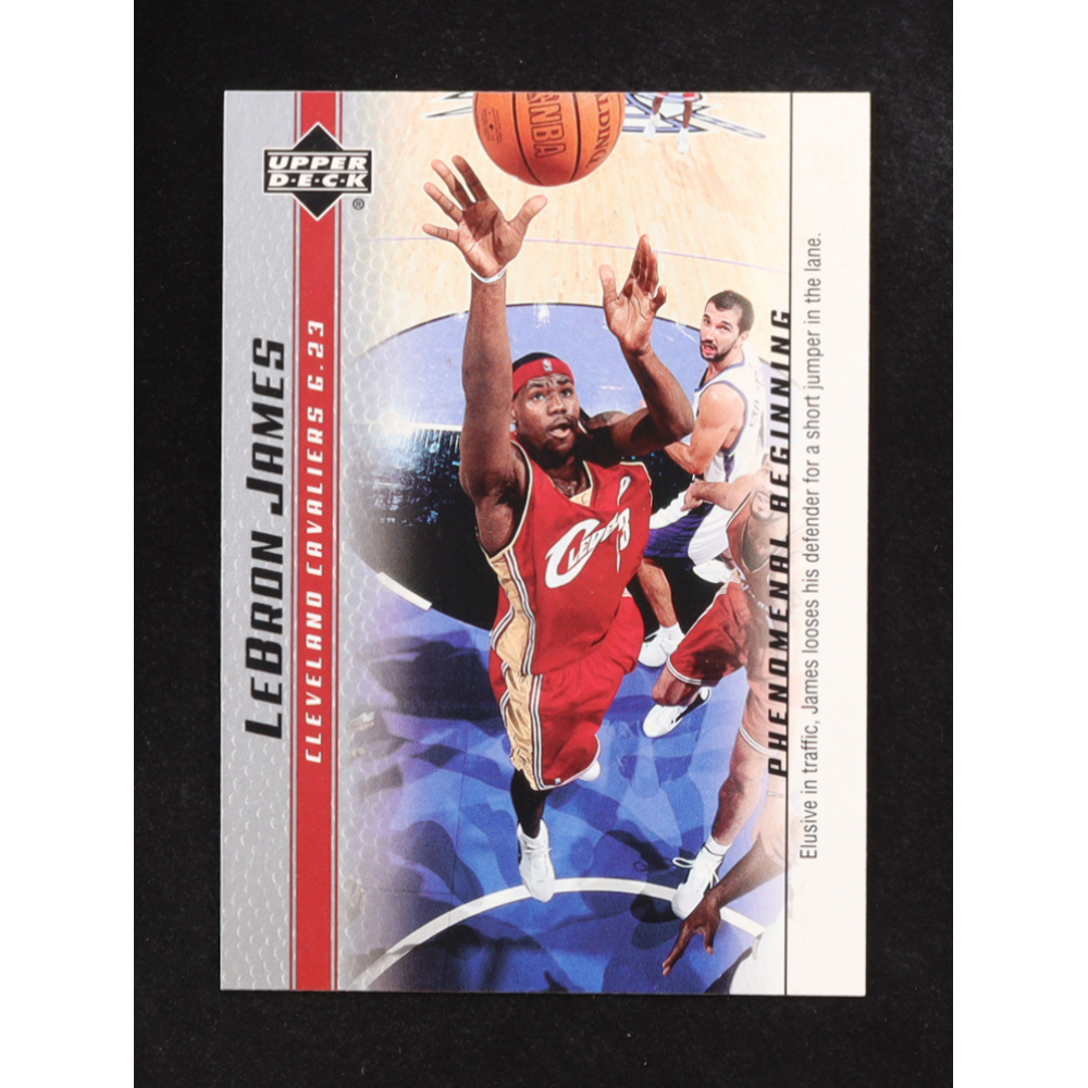 Lebron James 2004 Upper Deck Phenomenal Beginnings #6 RC at PristineAuction.com