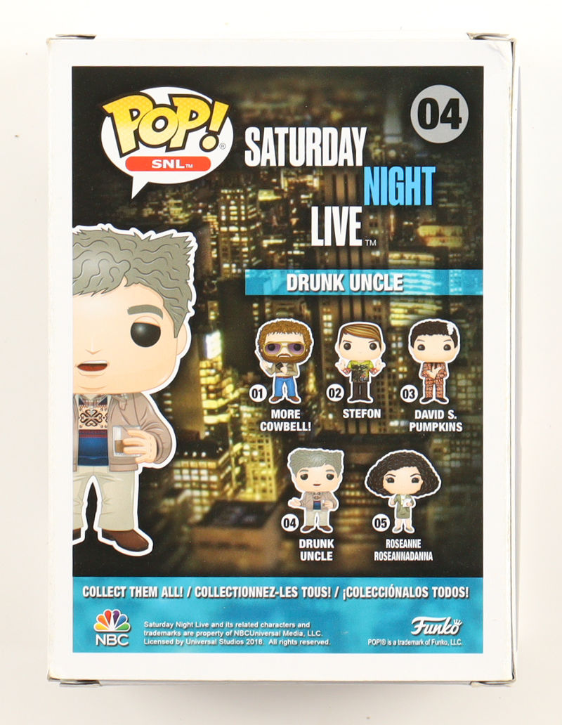 Bobby Moynihan Signed "Saturday Night Live" #04 Drunk Uncle Funko Pop! Vinyl Figure (ACOA) at PristineAuction.com Bobby Moynihan Signed "Saturday Night Live" #04 Drunk Uncle Funko Pop! Vinyl Figure (ACOA) at PristineAuction.com