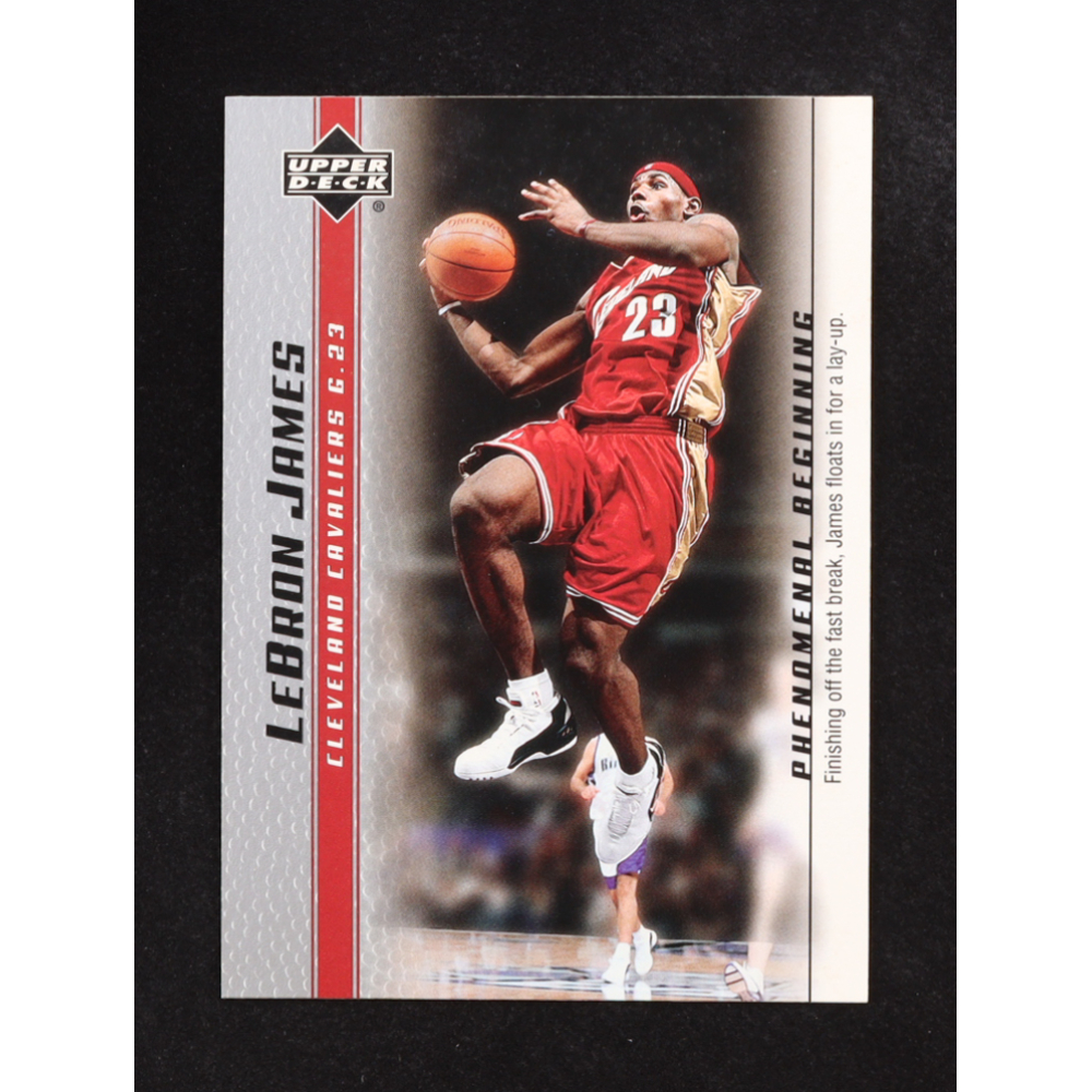 Lebron James 2004 Upper Deck Phenomenal Beginnings #7 RC at PristineAuction.com