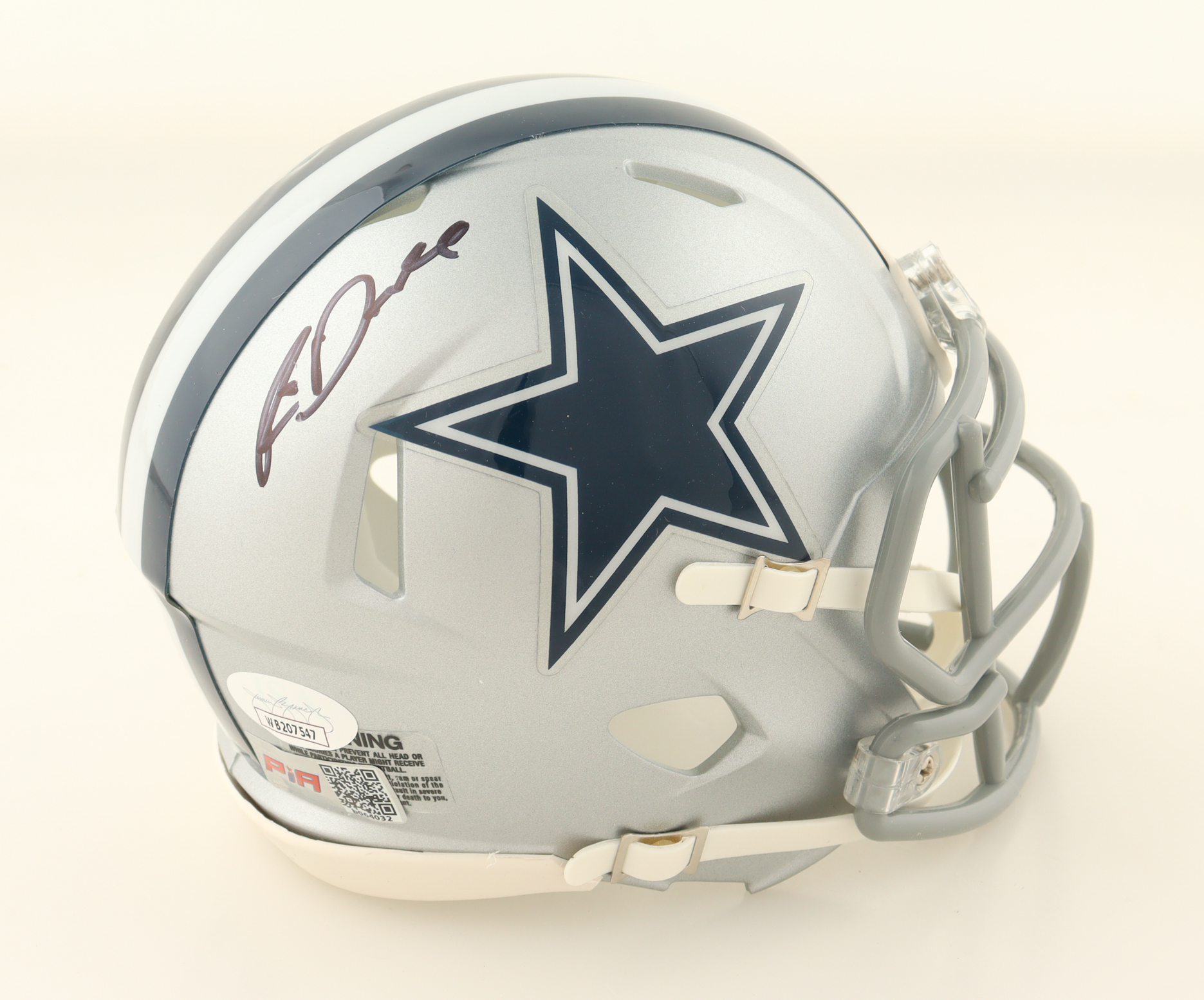 Rico Dowdle Signed Cowboys Speed Mini Helmet (Beckett & PIA) at PristineAuction.com Rico Dowdle Signed Cowboys Speed Mini Helmet (Beckett & PIA) at PristineAuction.com