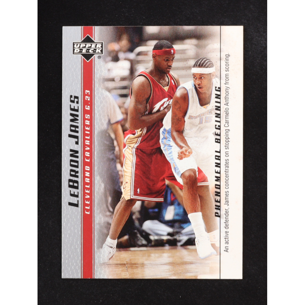 Lebron James 2004 Upper Deck Phenomenal Beginnings #9 RC at PristineAuction.com