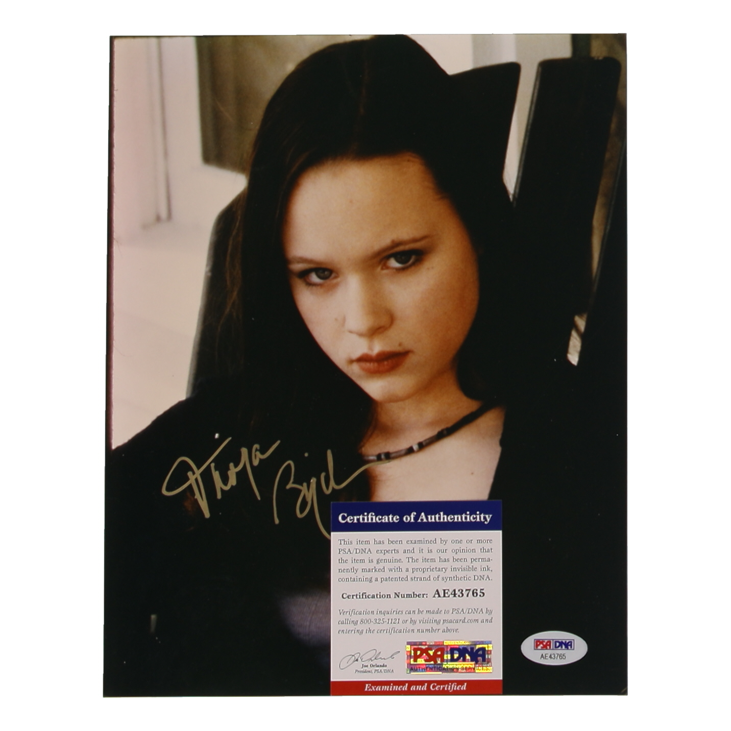 Thora Birch Signed "American Beauty" 8x10 Photo (PSA) at PristineAuction.com Thora Birch Signed "American Beauty" 8x10 Photo (PSA) at PristineAuction.com