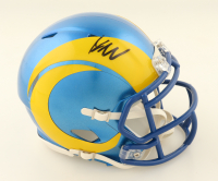 Kyren Williams Signed Rams Speed Mini Helmet (JSA & PIA) at PristineAuction.com