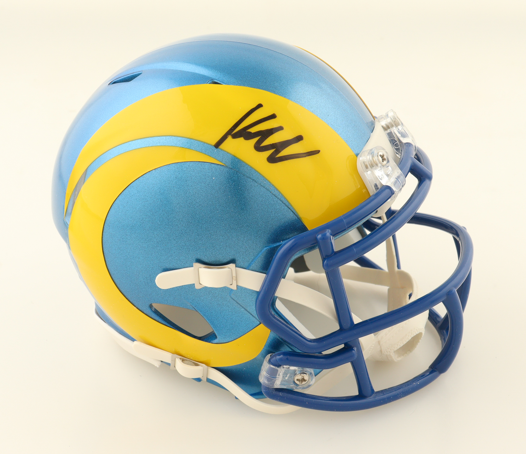 Kyren Williams Signed Rams Speed Mini Helmet (JSA & PIA) at PristineAuction.com Kyren Williams Signed Rams Speed Mini Helmet (JSA & PIA) at PristineAuction.com