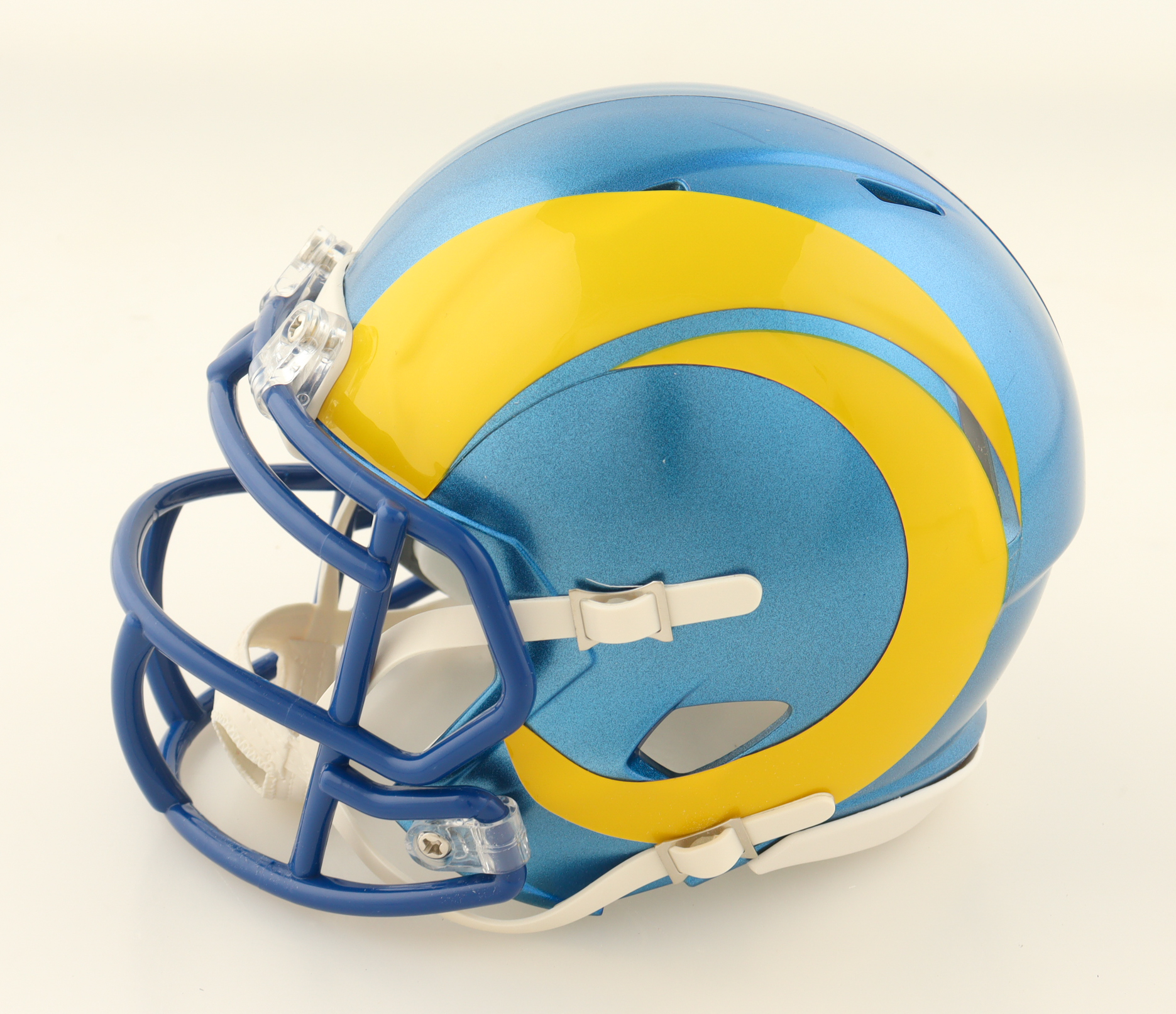 Kyren Williams Signed Rams Speed Mini Helmet (JSA & PIA) at PristineAuction.com Kyren Williams Signed Rams Speed Mini Helmet (JSA & PIA) at PristineAuction.com