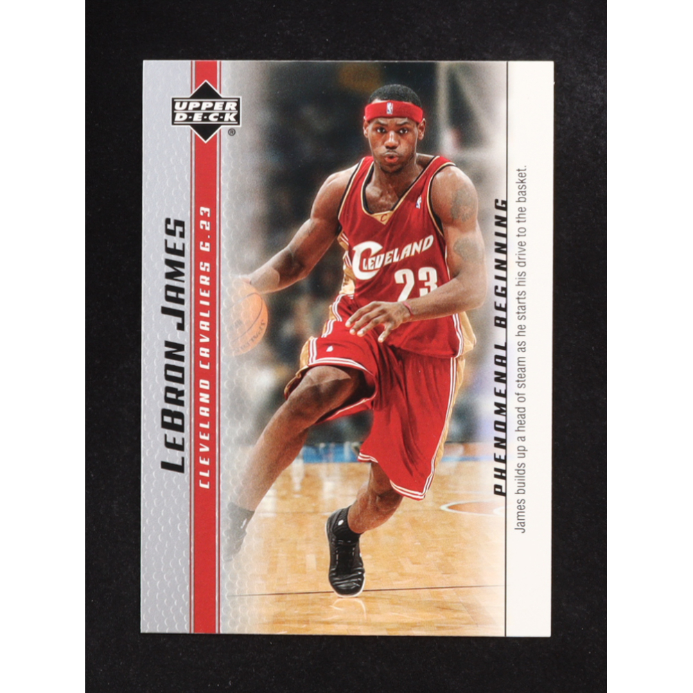 Lebron James 2004 Upper Deck Phenomenal Beginnings #11 RC at PristineAuction.com Lebron James 2004 Upper Deck Phenomenal Beginnings #11 RC at PristineAuction.com