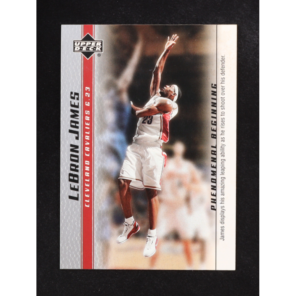 Lebron James 2004 Upper Deck Phenomenal Beginnings #12 RC at PristineAuction.com