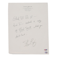 Steve Berry Signed 8x10 Letter (PSA) at PristineAuction.com