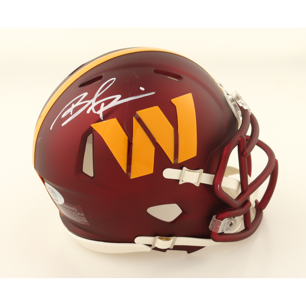 Brian Robinson Jr. Signed Commanders Speed Mini Helmet (PSA) at PristineAuction.com