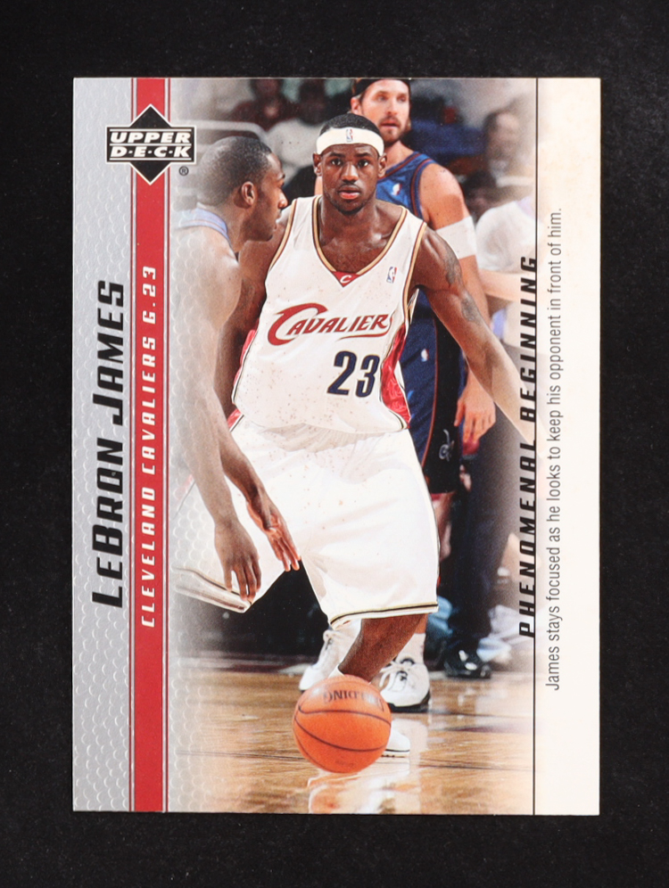 2004 upper deck lebron james phenomenal beginning