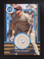 Manny Machado 2024 Topps Tribute Stamp of Approval Relics Blue #SOAMM #093/150 at PristineAuction.com