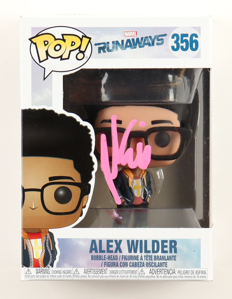 Rhenzy Feliz Signed "Runaways" #356 Alex Wilder Funko Pop! Vinyl Figure (ACOA) at PristineAuction.com Rhenzy Feliz Signed "Runaways" #356 Alex Wilder Funko Pop! Vinyl Figure (ACOA) at PristineAuction.com