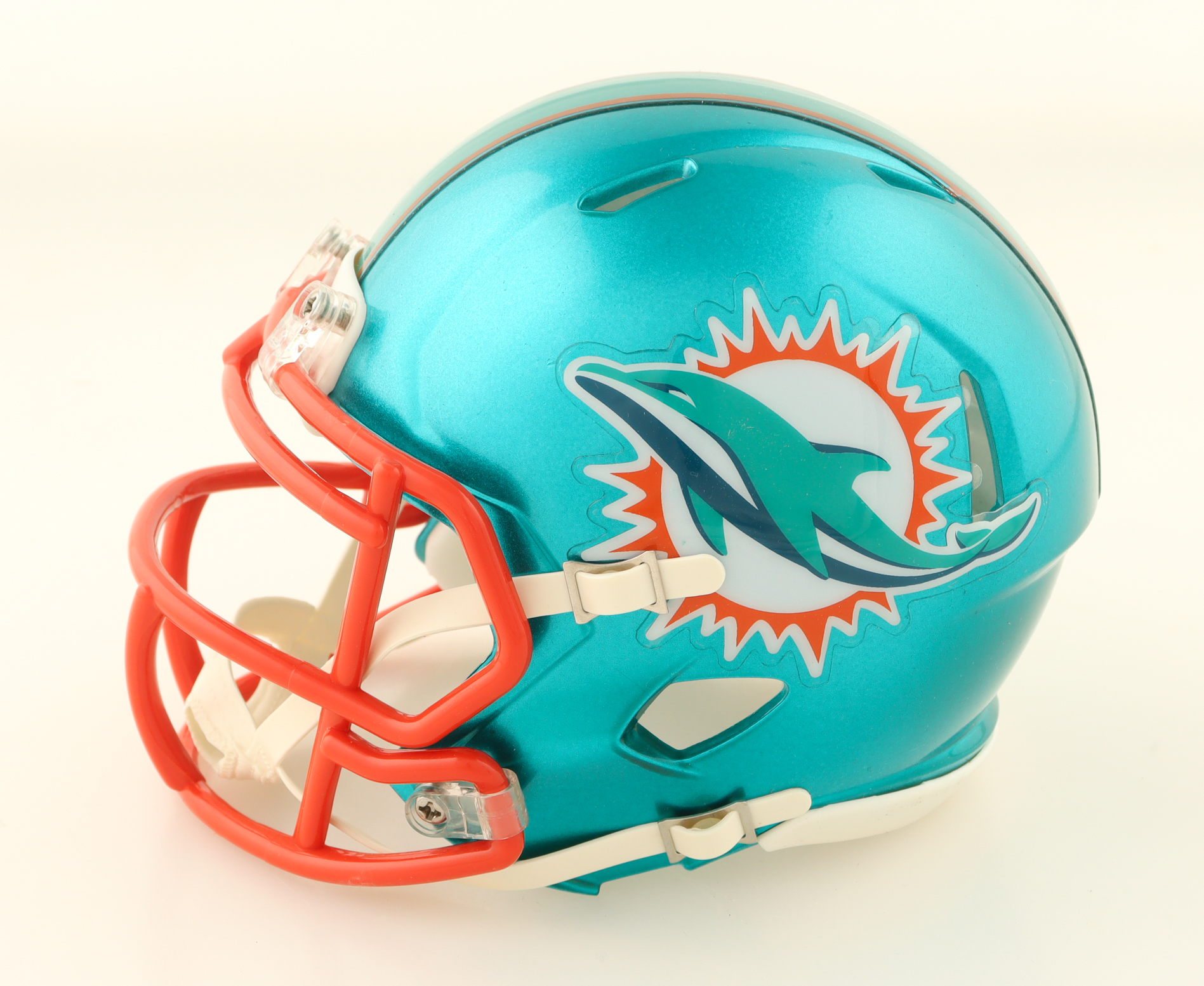 Mark Clayton Signed Dolphins Flash Eclipse Alternate Speed Mini Helmet (JSA) at PristineAuction.com Mark Clayton Signed Dolphins Flash Eclipse Alternate Speed Mini Helmet (JSA) at PristineAuction.com