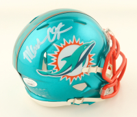 Mark Clayton Signed Dolphins Flash Eclipse Alternate Speed Mini Helmet (JSA) at PristineAuction.com